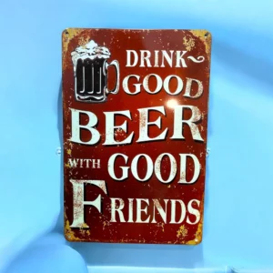 پلاک فلزی طرح GOOD BEER