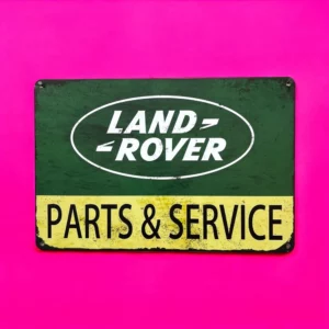 پلاک فلزی طرح Land Rover