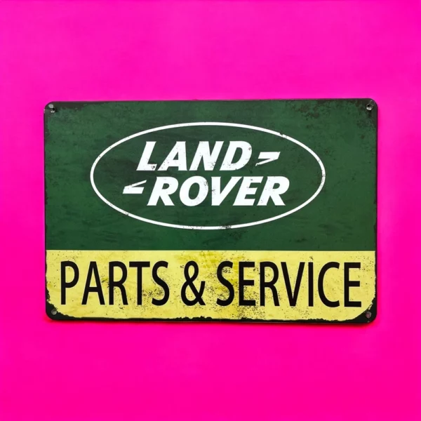 پلاک فلزی طرح Land Rover