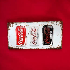 پلاک فلزی طرح قوطی CocaCola