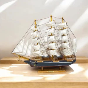 دکوری چوبی طرح کشتی ۶۰ سانتی cutty sark