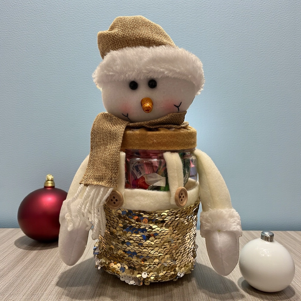 شکلات‌خوری طرح آدم‌برفی